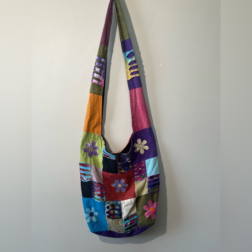 Original Collections Colorful Patchwork Hobo Shou… - image 2